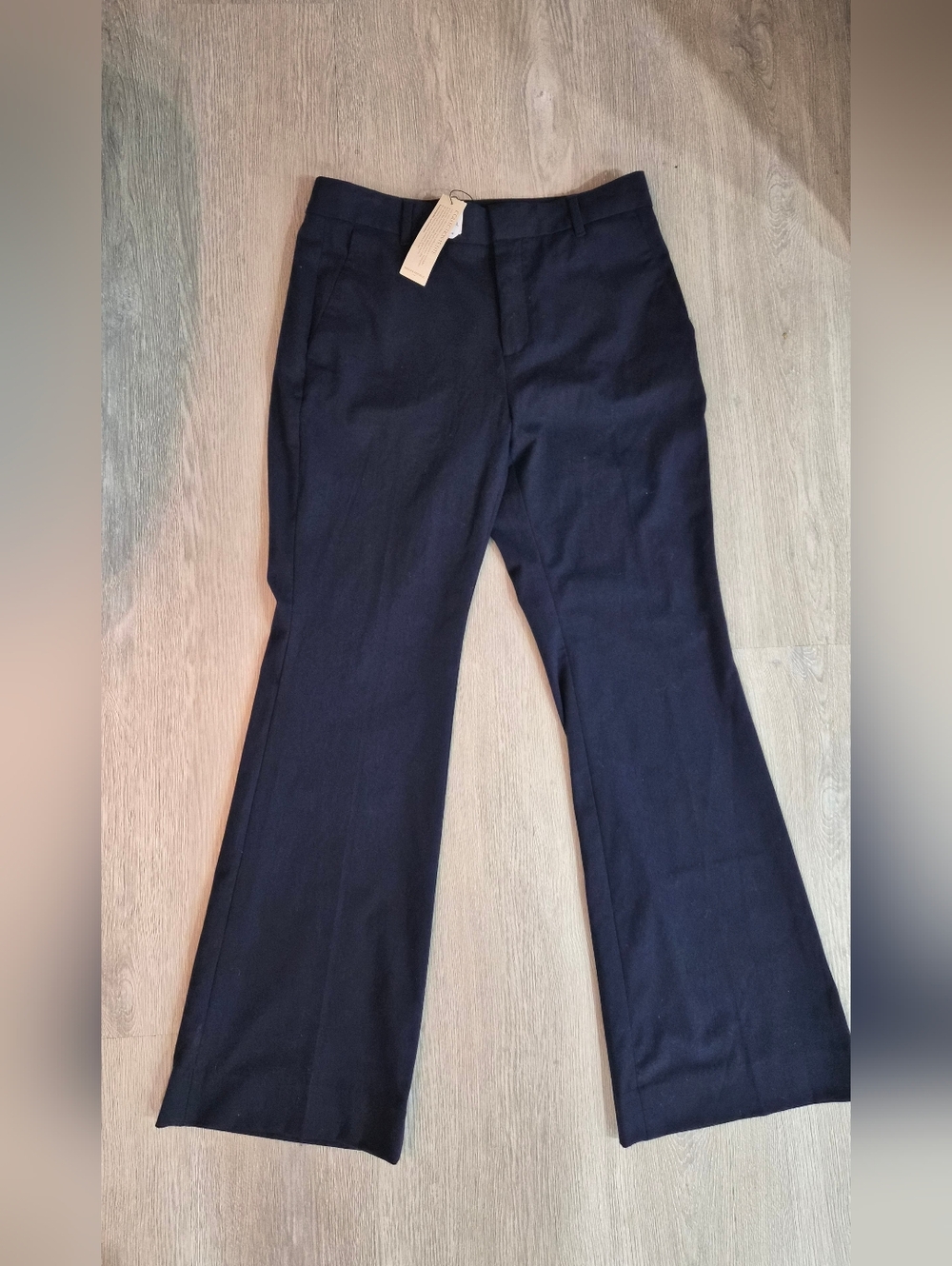 Banana Republic Womems Navy Bootcut - Size 6 Petite Trousers - New With Tags